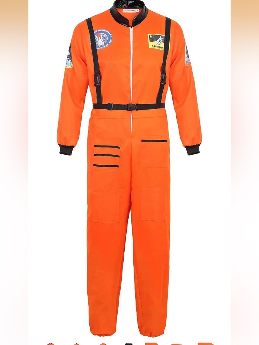 Astronaut Costume Adult for Mens Space Suit Spaceman Explorer Flight Suit Cosp